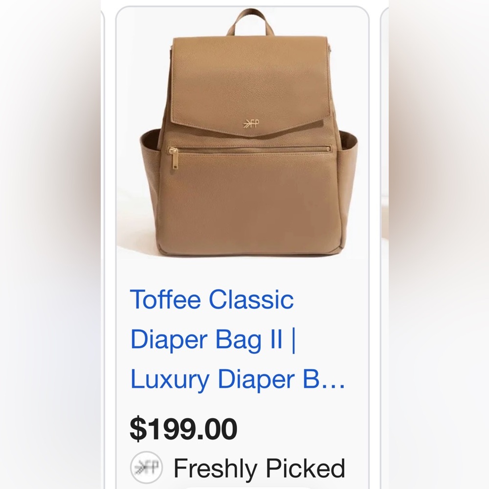 Freshly Picked Toffee Classic Diaper Bag II - Toffee Brown